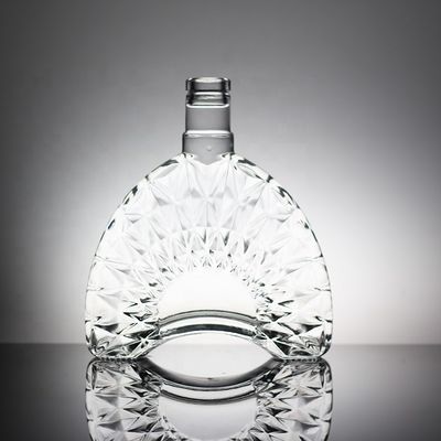 Unieke 500 ml bomvormige glazen fles voor gepersonaliseerde drankverpakking