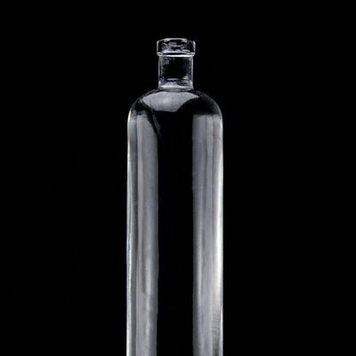 Op maat gemaakte 750 ml dikke glazen fles met rechte bodem voor Super Flint Liquor