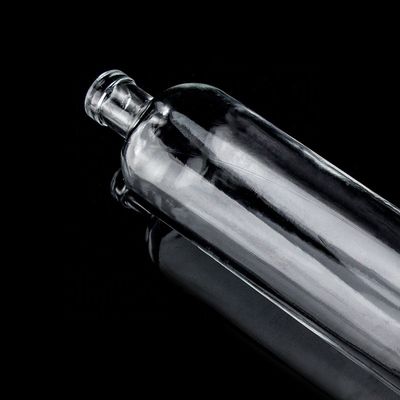 Op maat gemaakte 750 ml dikke glazen fles met rechte bodem voor Super Flint Liquor