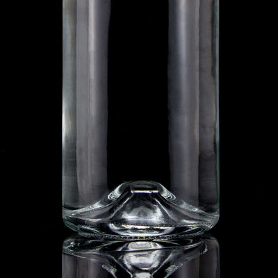 Glasfles voor drank 750 ml capaciteit Zuur etsen Oppervlakte glasmateriaal
