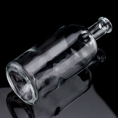 Glasfles voor drank 750 ml capaciteit Zuur etsen Oppervlakte glasmateriaal