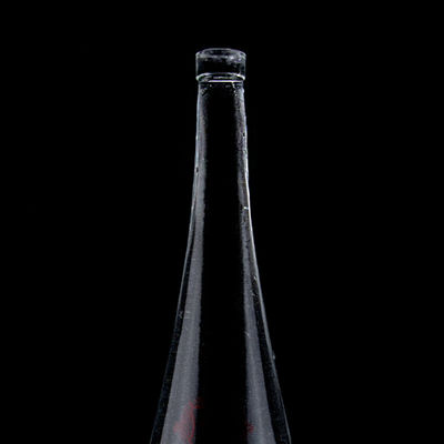 Kegelvormige schermdruk Vodka Whisky Liquor Glasfles 750 ml met Super Flint Glass